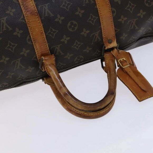 LOUIS VUITTON Monogram Keepall 50 Boston Bag M41426 LV Auth EC556 - Picture 8 of 15
